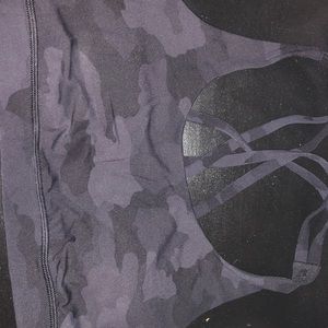 Lululemon black canon energy bra size 8